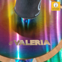 Load image into Gallery viewer, COCOYAYA Jade Series Valeria Hookah Rainbow (Design 5 Transparent Base) with Bag
