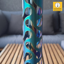 Load image into Gallery viewer, COCOYAYA Jade Series Valeriya Hookah Rainbow (Design 6 Transparent Base) with Bag
