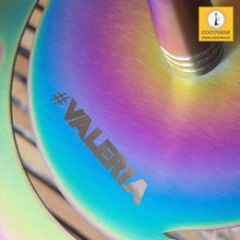 Load image into Gallery viewer, COCOYAYA Jade Series Valeriya Hookah Rainbow (Design 6 Transparent Base) with Bag
