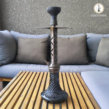 Load image into Gallery viewer, COCOYAYA Jade Series Valeria Hookah Coffee (Design 2 Ocean Blue Base) With Bag
