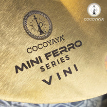 Load image into Gallery viewer, COCOYAYA Mini Ferro Series Vini Hookah Golden ( Dark Green Base) with Bag
