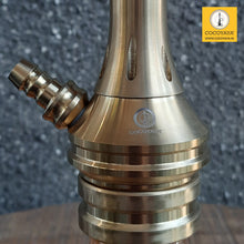 Load image into Gallery viewer, COCOYAYA VIP Takeover Series Bobby Hookah Golden (Peach Base) With Bag
