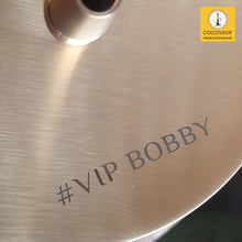 Load image into Gallery viewer, COCOYAYA VIP Takeover Series Bobby Hookah Golden (Peach Base) With Bag
