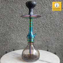 Load image into Gallery viewer, COCOYAYA VIP Takeover Series Bobby Hookah Rainbow ( Dark Grey Base ) With Bag
