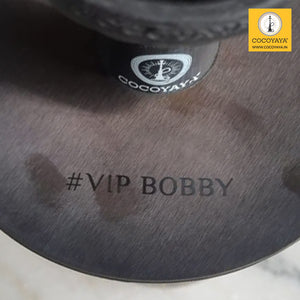 COCOYAYA VIP Takeover Series Bobby Hookah Coffee ( Amber Base ) With Bag