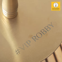 Load image into Gallery viewer, COCOYAYA VIP Takeover Series Robby Hookah Golden ( Black Base ) With Bag
