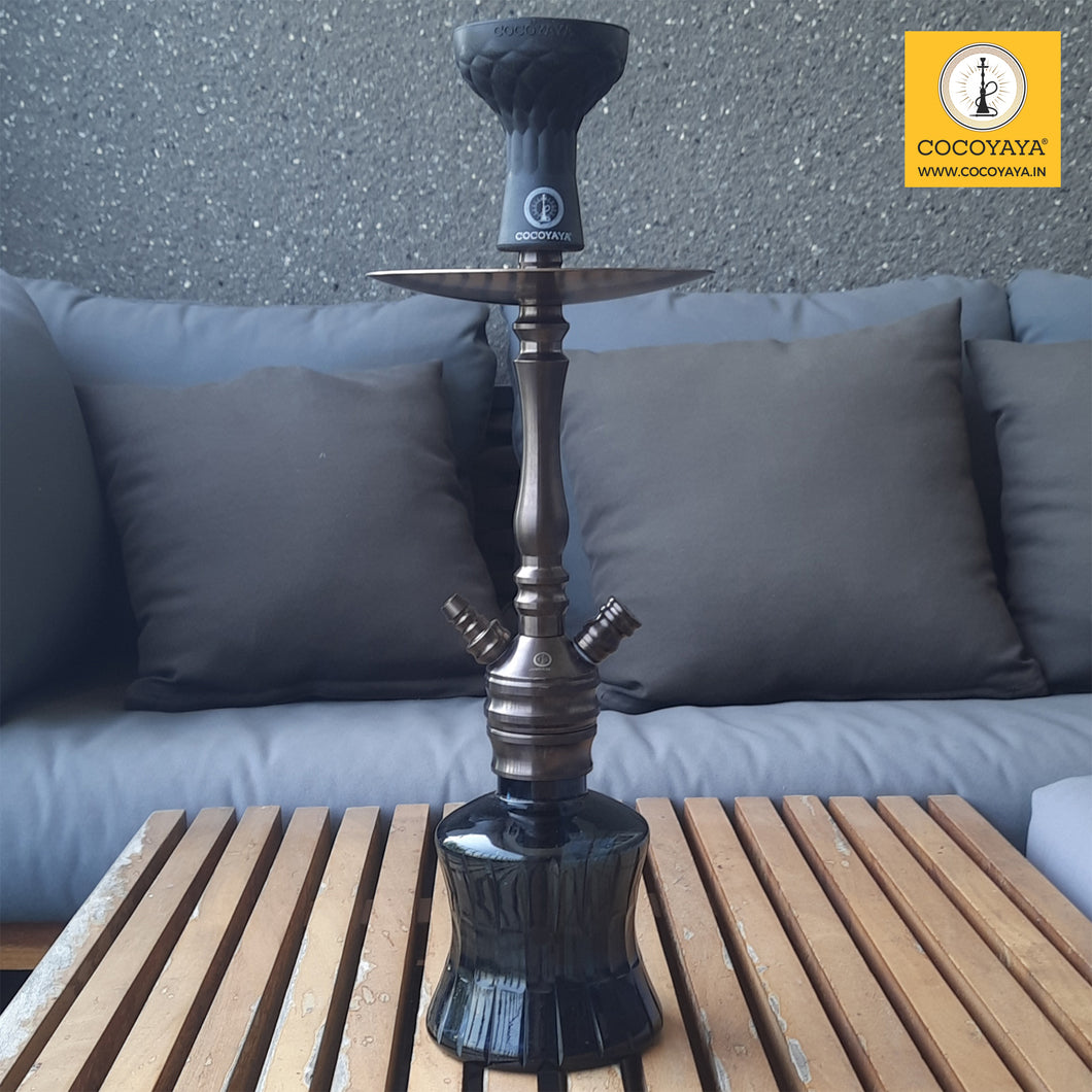COCOYAYA VIP Takeover Series Robby Hookah Coffee ( Emerald Green Base ) With Bag
