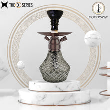 Load image into Gallery viewer, COCOYAYA X Series Hookah X10 Coffee (Cut Glass Base)
