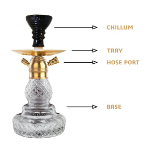 COCOYAYA X Series Hookah X16 Golden