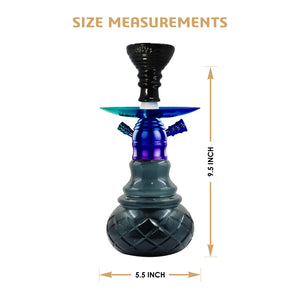 COCOYAYA X Series Hookah X5 Rainbow (Dark Grey Base)