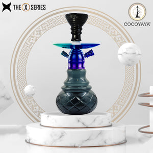 COCOYAYA X Series Hookah X5 Rainbow (Dark Grey Base)