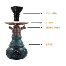 Load image into Gallery viewer, COCOYAYA X Series Hookah X5 Coffee ( Dark Grey Base )
