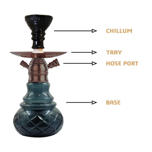 COCOYAYA X Series Hookah X5 Coffee ( Dark Grey Base )