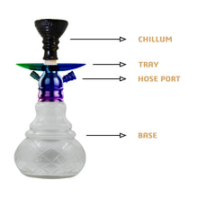 Load image into Gallery viewer, COCOYAYA X Series Hookah X5 Rainbow ( Transparent Base )
