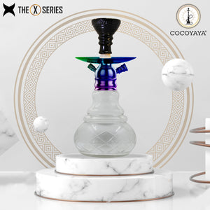 COCOYAYA X Series Hookah X5 Rainbow ( Transparent Base )