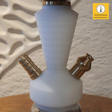 Load image into Gallery viewer, COCOYAYA XL Series Hookah XL3 Golden White With Bag

