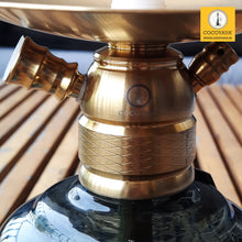 Load image into Gallery viewer, COCOYAYA X Series Hookah X9 Golden ( Emerald Base )
