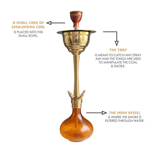 COCOYAYA Yara Pro Hookah Golden ( Amber Base )