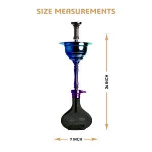 COCOYAYA Yara Hookah Rainbow (Black Base)