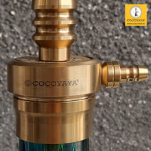 Load image into Gallery viewer, COCOYAYA Yara Hookah Golden (Aqua Base) With Bag

