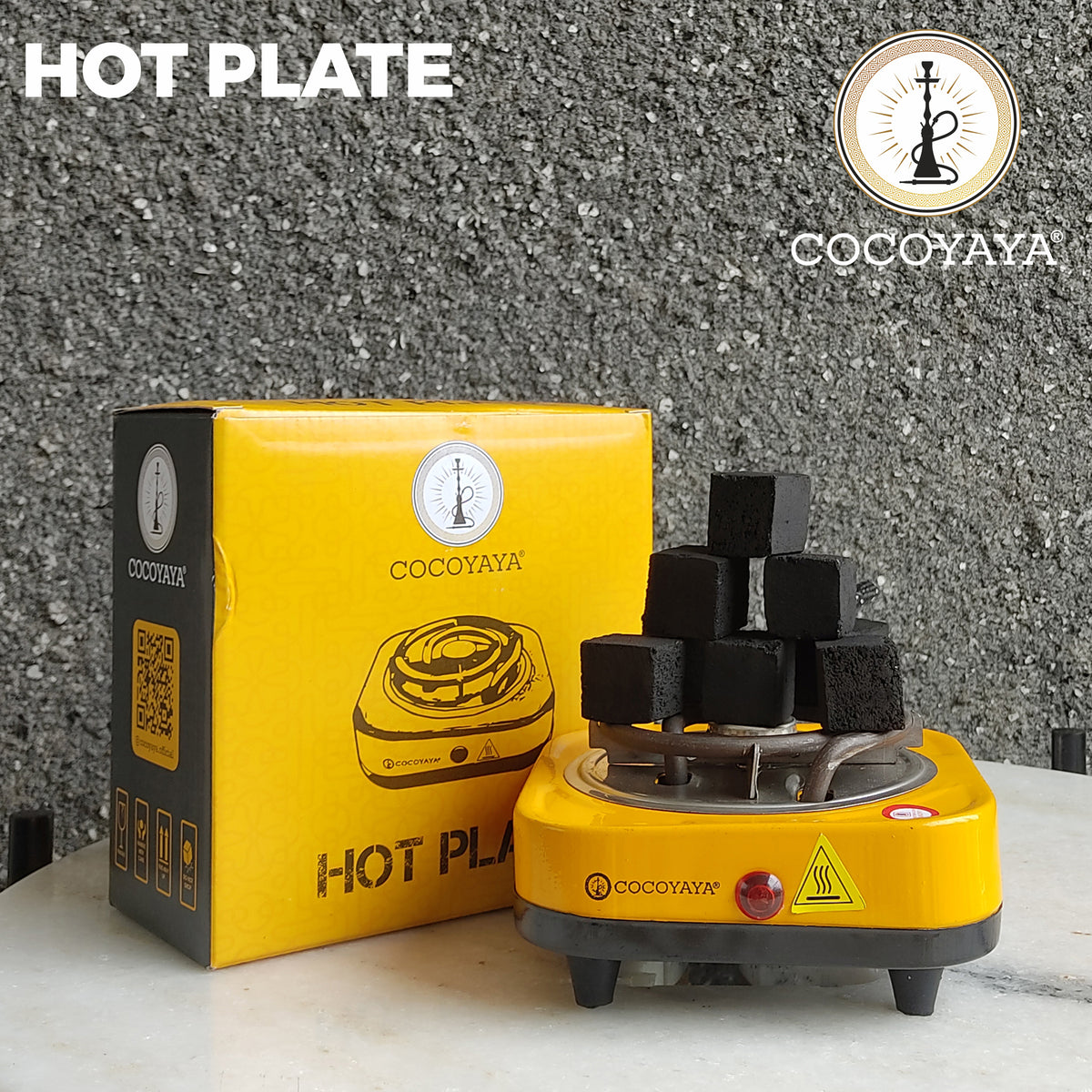 COCOYAYA Hot Plate Electronic Coal Burner And Cooking Hot Plate 500 wa