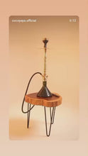 Load and play video in Gallery viewer, COCOYAYA King Series Carlos Hookah Coffee ( Dark Grey Base)(with bag)
