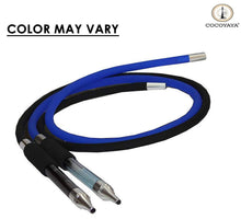 Load image into Gallery viewer, COCOYAYA Metal Freez Rubber Synthetic Hookah Pipe Long 68 Inch For All Hookah Colour May Vary
