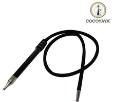 Load image into Gallery viewer, COCOYAYA Metal Freez Rubber Synthetic Hookah Pipe Long 68 Inch For All Hookah Colour May Vary
