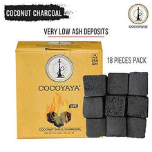 Load image into Gallery viewer, COCOYAYA Coconut Hookah Charcoal for Hookah - 250 Gm (18 Cubs)
