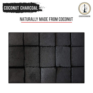 COCOYAYA Coconut Charcoal for Hookah - 2 kg (144 Cubes)