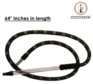 COCOYAYA Big Acrylic Synthetic Hookah Pipe Long 64 Inch for All Hookah Colour May Vary