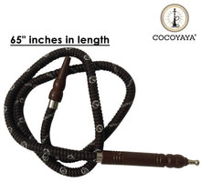 Load image into Gallery viewer, COCOYAYA Small Freeze 2 Ice Packs Synthetic Hookah Pipe Long 65 Inch For All Hookah Colour May Vary
