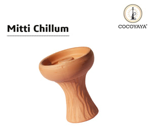 COCOYAYA Design 6 Mitti Chillum Head Bowl For All Hookah