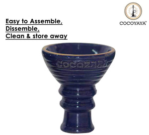 COCOYAYA Ceramic Chillum For All Hookah ( Colour May Vary )