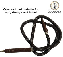 Load image into Gallery viewer, COCOYAYA Small Freeze 2 Ice Packs Synthetic Hookah Pipe Long 65 Inch For All Hookah Colour May Vary
