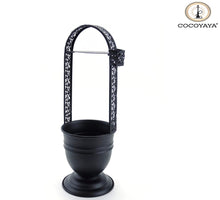 Load image into Gallery viewer, COCOYAYA Crown Large Hookah Charcoal Holder Stand (45cm) Black
