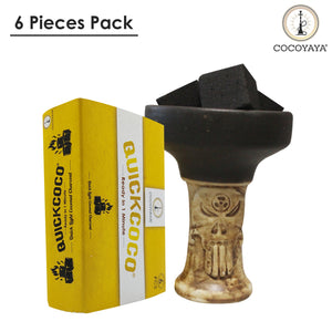 Cocoyaya Quick Light Coconut Charcoal For Hookah Shisha - ( 30 Cubes )