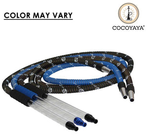 COCOYAYA Big Acrylic Synthetic Hookah Pipe Long 64 Inch for All Hookah Colour May Vary