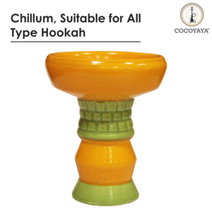 COCOYAYA Vortex Ceramic Chillum Head Bowl for All Hookah