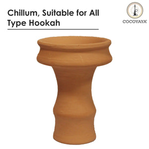 COCOYAYA Design 7 Mitti Chillum Head Bowl For All Hookah