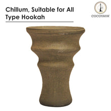 Load image into Gallery viewer, COCOYAYA Smooth Clay Black Mitti Chillum Head Bowl for All Hookah
