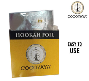 COCOYAYA Aluminium Foil Paper Precut for All Hookah (Pack of 10)