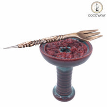 Load image into Gallery viewer, COCOYAY 1496 Hookah Fork With Pecker Aluminum Foil Hole Puncher Two in One ( Colour May Vary )
