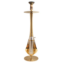 Load image into Gallery viewer, Coco Slims Series Spade Hookah 29 Inch Golden Silver(with bag)
