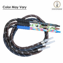 Load image into Gallery viewer, COCOYAYA Metal Steel Synthetic Hookah Pipe Long For All Hookah (72 Inches) Color May Vary

