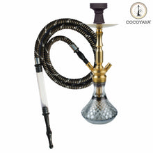 Load image into Gallery viewer, COCOYAYA Ice Cubes Synthetic Hookah Pipe Long Compatible with All Hookah (71 Inches) Color May Vary
