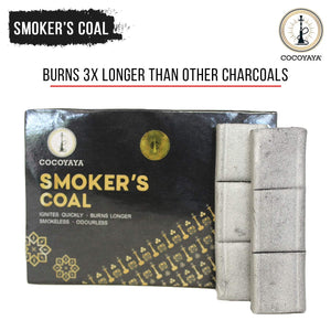COCOYAYA Smoker Charcoal for Hookah - (30 Pcs)