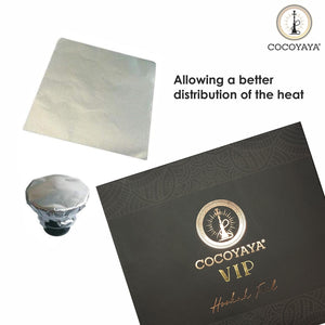 COCOYAYA Aluminium VIP Foil Paper Precut For All Hookah
