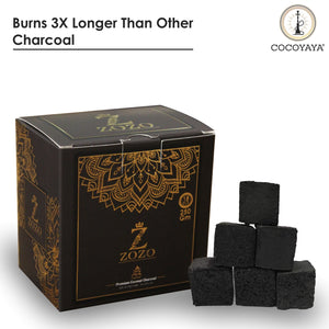 Zozo Coconut Charcoal For Hookah 250 GR (18 Cubes)